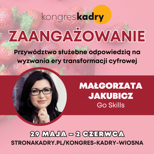 Małgorzata Jakubicz - prelekcja na Kongresie Kadry